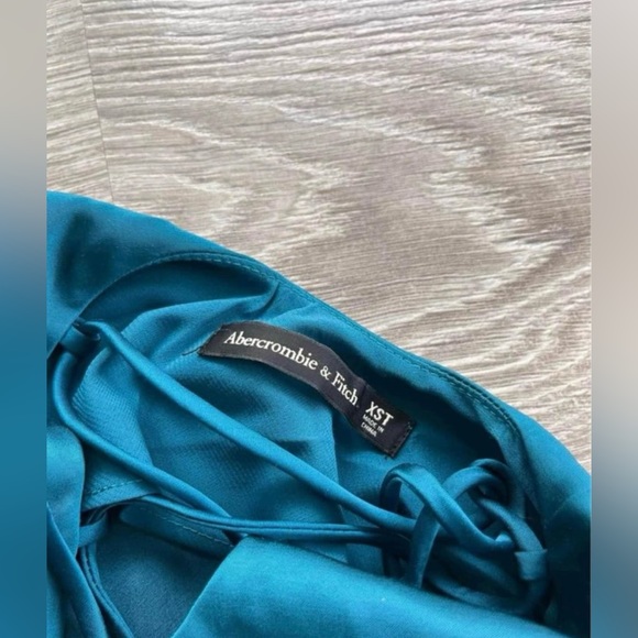 ABERCROMBIE Teal Wedding Guest Dress - Picture 4 of 5